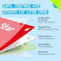 SpriteGru Spanish flashcards for toddlers with colorful cartoon images on rings - view 21