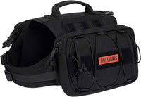 OneTigris Dog Backpack for Medium & Large Dogs - Black / Large