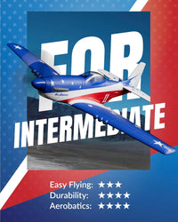volantexrc RC Plane, 4CH Remote Control Airplane for Beginners & Adults – Fun for Kids & Family - Us Blue - image 2