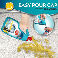 Simple Solution Urine Destroyer for Pets, Strong Odor, Enzyme Pet Odor Eliminator for Home, Floor Cleaner, Stain Remover for Cats & Dog Pee, Cat Urine Destroyer, Carpet Cleaner Spray, 1 Gallon