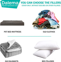Dog Bed Cover 41L x 27W x 4H Inch - 41" L x 27" W x 4" H - image 2