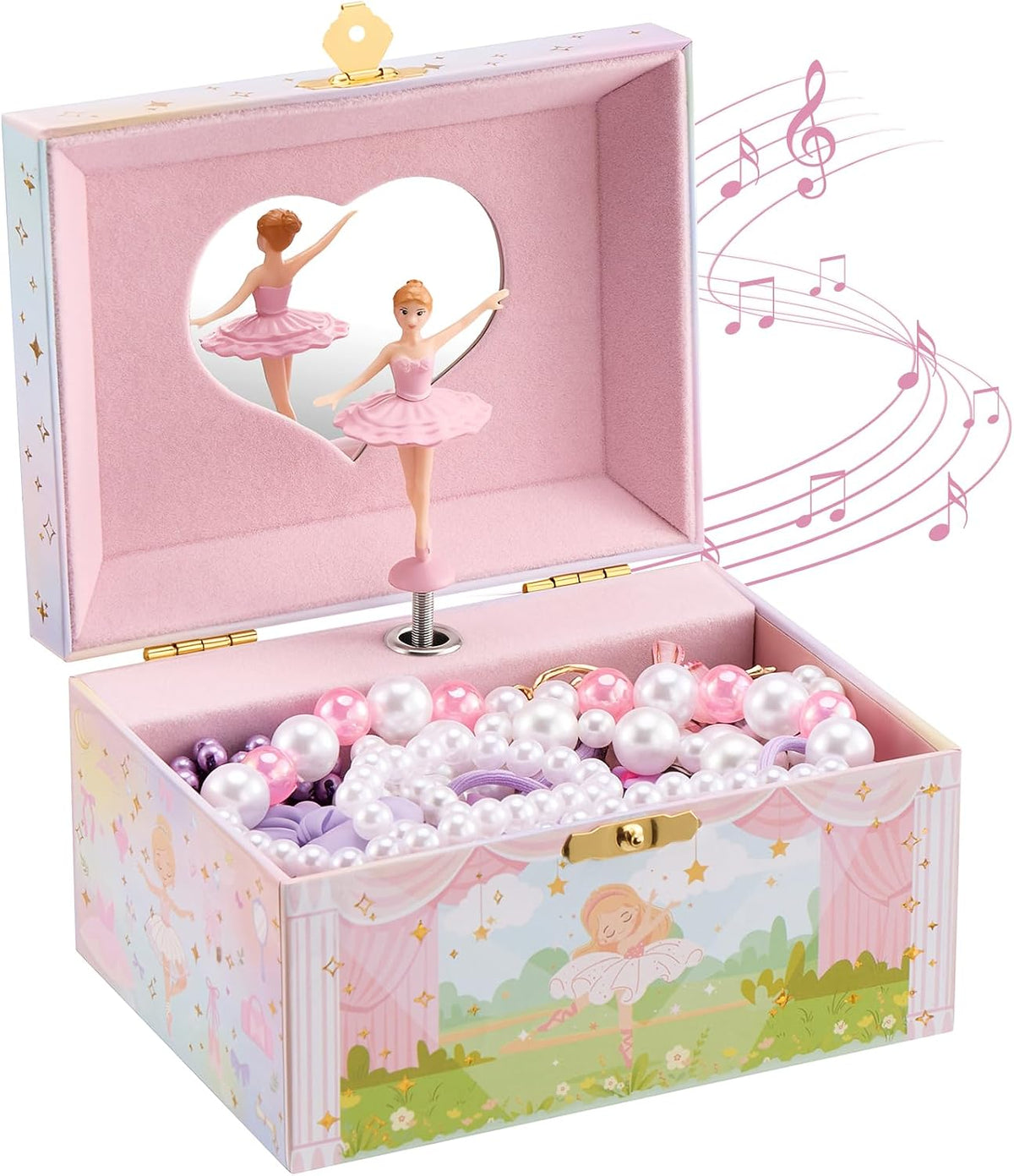 ProCase Musical Unicorn Jewelry Box for Girls, Spinning Unicorn – Fun for Kids & Family - Ballerina (Box Only)
