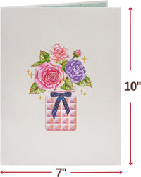 Elegance Oversized Pop Up Card with Keepsake