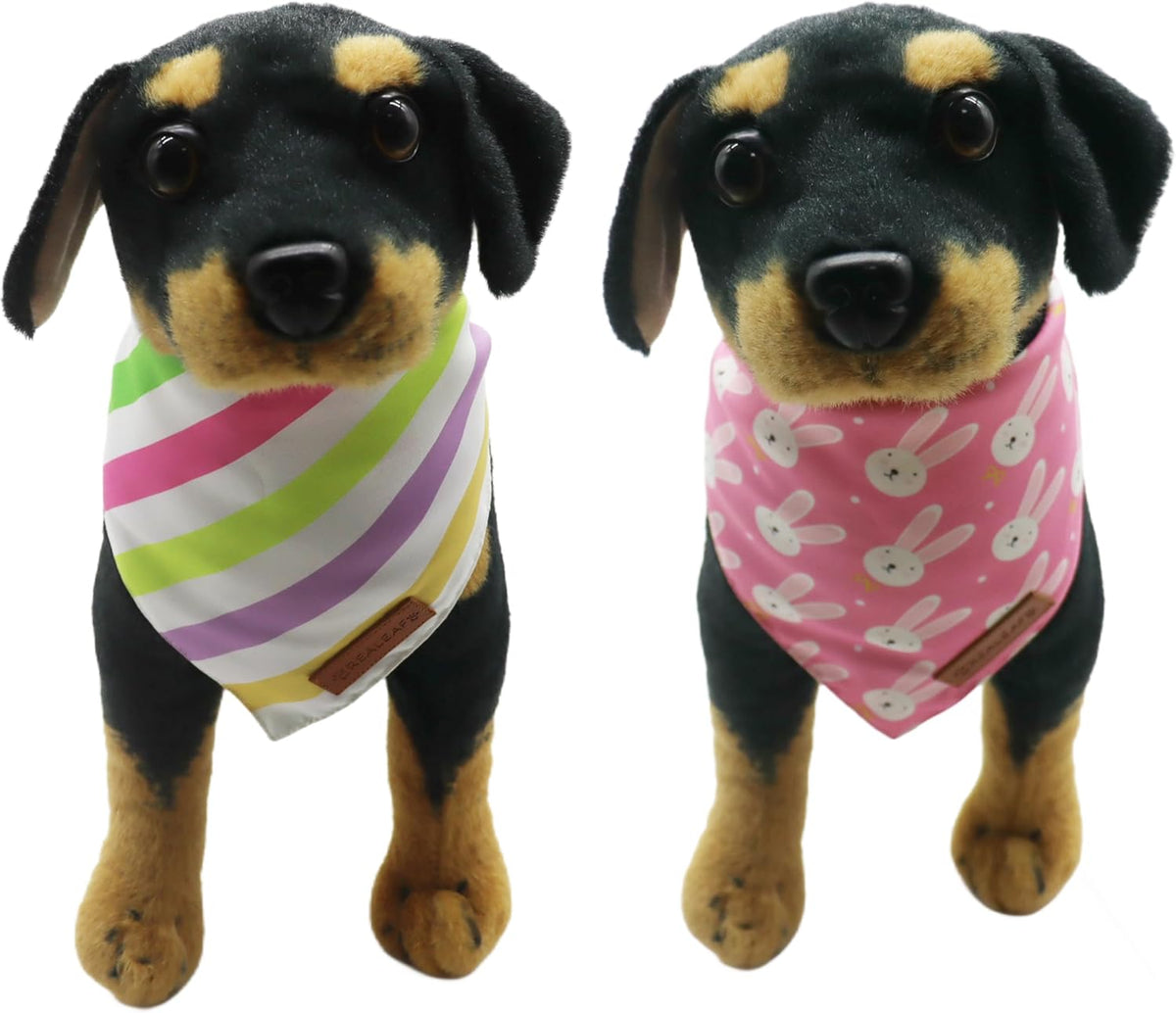 Halloween Dog Bandanas 2 Pack - Easter / X-Large - image 3