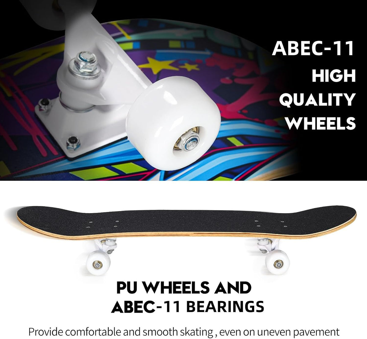 Skateboards for Beginners - bule catoon - image 4