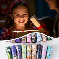 YUBAGOWU 12-pack kids kaleidoscopes in assorted colorful paper tubes - view 5
