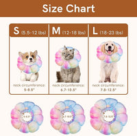Cat Cone Collar Soft, Adjustable Cat Recovery Collar, Soft Cone for Cats Protective Cat Neck Cone After Surgery