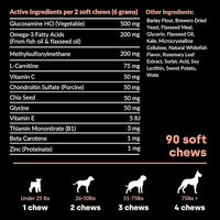 Joint & Recovery | 2-in-1 Joint & Muscle Chews. Help Reduce Pain & Increase Daily Activity. Helps with Arthritis and Pain Prevention. Tasty Trout Flavor.