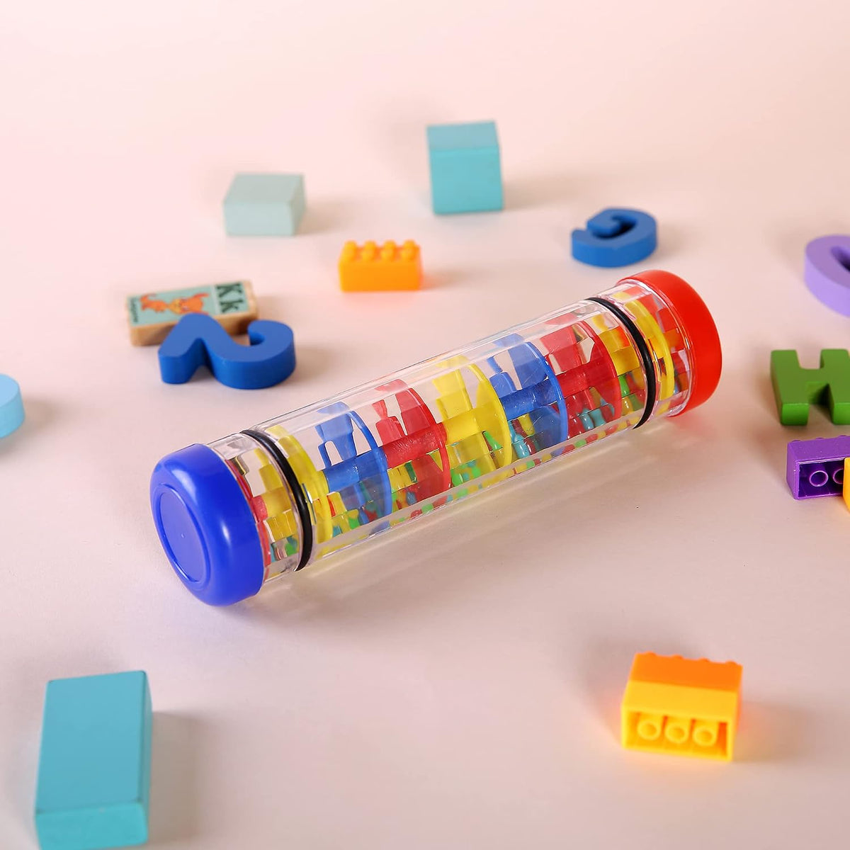 TDOCK 2 Pack Rainmaker Rain Stick Musical Instrument for Babies - Medium - image 3