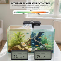 PAIZOO Aquarium Chiller Fan with Temp Probe & LCD Display - PZBC-2 - image 3