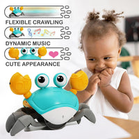 Pbooo Crawling Crab Baby Toy - Green - image 2