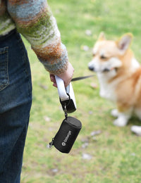 Gobeigo Dog Poop Bag Holder with Used Bag Carrier – Essentials for Dogs - Black - image 2