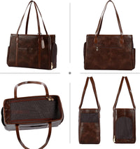 Stylish Dog Purse Carrier - Coffee - image 3