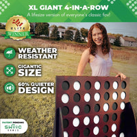 Swooc - Giant Four in a Row with Carrying Case & 60% Quieter Design - Giant Game Outdoor for Adults - 4ft x 3ft - image 2