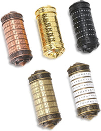 FUNDASTIC Da Vinci Code cryptex puzzle box in zinc alloy with five letter rings - view 7