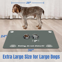 Extra Large Pet Food Mat, 36" x 24" - image 3