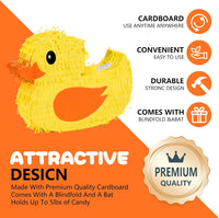 Mushroom Pinatas Bundle with a Blindfold and a Bat - Duck - image 4