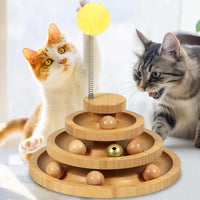 Cat Ball Track Toy, Kitty Toys Roller - Large - Standard