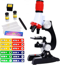 Little World Kids Microscope with LED Light - Red
