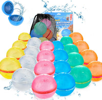 6 PCS Reusable Water Balloons - 24 Pcs