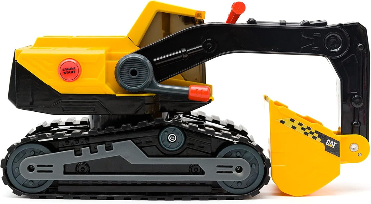 CAT Construction Toys, CAT Construction 11.5" Power Haulers 2.0 Excavator, Lights and Sounds, Ages - image 2