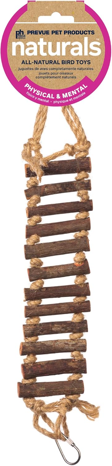 Prevue Pet Products Rope Ladder Bird Toy Hanging Birdcage Toy - Small to Medium