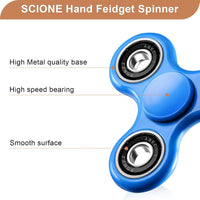 SCIONE Fidget Spinner Toy 1 Pack - Blue - image 2