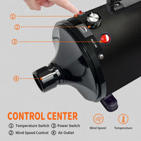 Dog Dryer for Pet Grooming, High-Velocity Force Blow Dryer – Essentials for Dogs - Black Ms - image 4