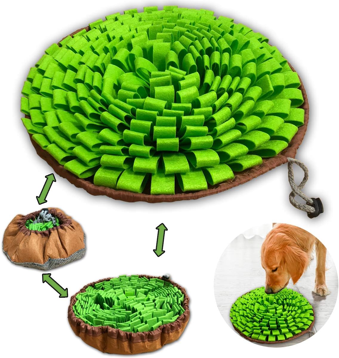 Dog Snuffle-Mat Slow-Feeder-Bowl - Single