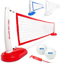 GoSports Splash Net PRO Pool Volleyball Net, or Blue - Red