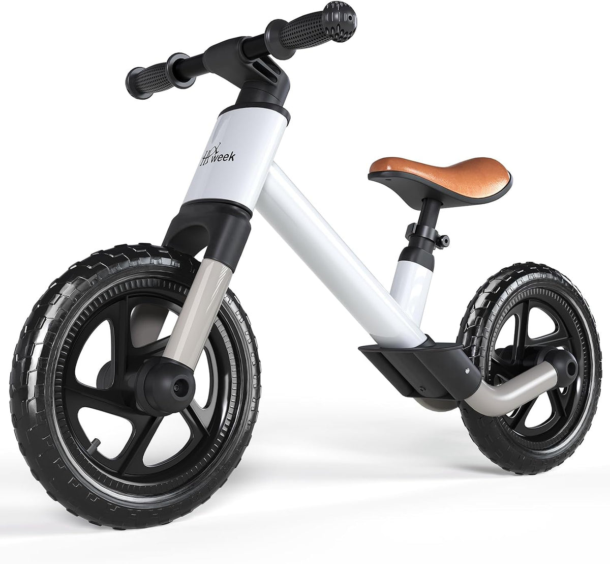 Toddler Balance Bike for 3-5 Year Old 12” No Pedal Training Bike Toys - Bk271-white