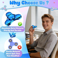 ATESSON Fidget Spinners Toy - Blue - image 3