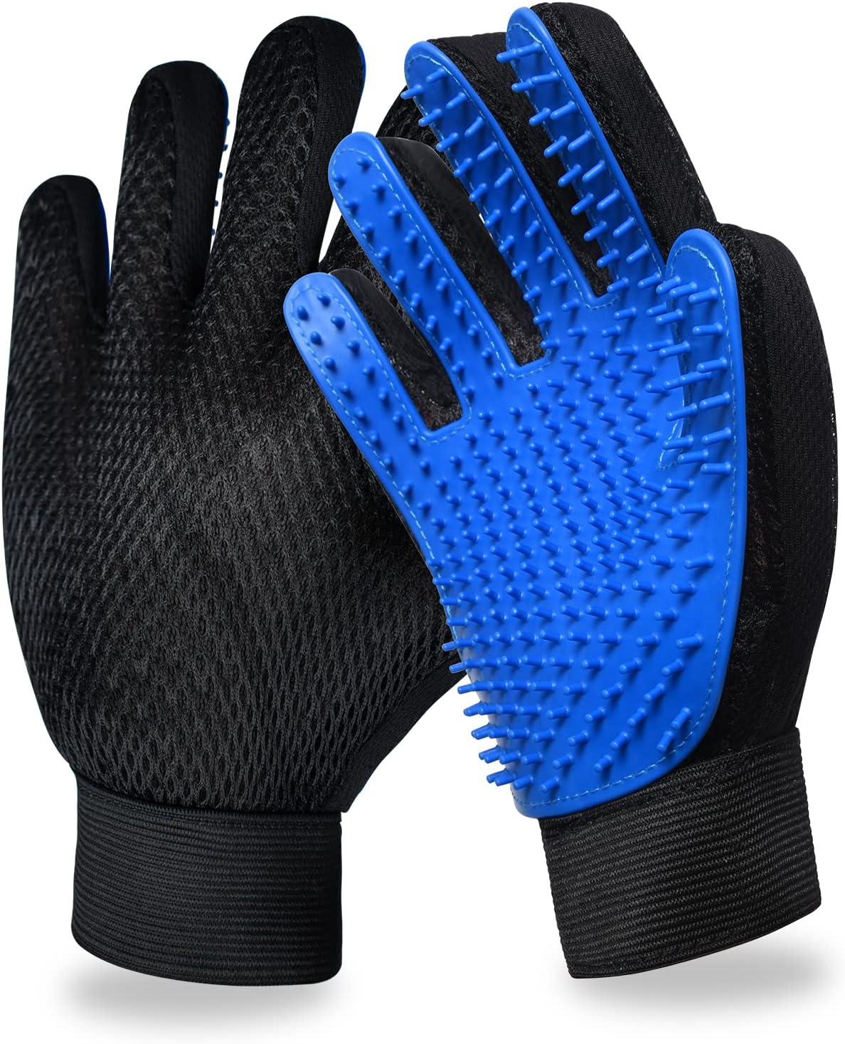 Cat Grooming Glove Brush 2-Pack, Pet Hair Remover Tool – Essentials for Cats