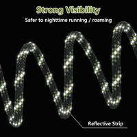 Tresbro Dog Camping Leash, 50ft/75ft/100ft Trolley System for Dogs up to 300lbs, Portable Lightweight Runner Lead for Yard, Reflective Dog Tie Out Cable for Camping, Courtyard, Park, Outside