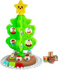 Handwell my first Christmas tree for toddlers with roly poly toys, trains and tracks - view 2