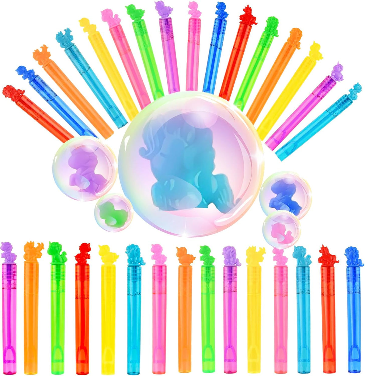 ritastar 32 mini bubble wands with Halloween designs in a gift box - view 7