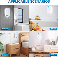 Air Ionizers Negative Ion Air Purifier for Home Portable Air Freshner for Office Living Room,kitchen,Bathroom,Pet Room, Quiet Operation Ionic Air Purifier for Bedroom(4)
