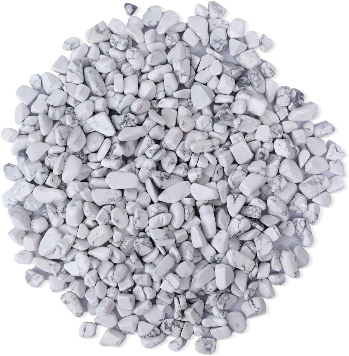gemshan 2lb Rose Quartz Chips Natural Crushed Crystal Chip Bulk - Turquoise - image 2