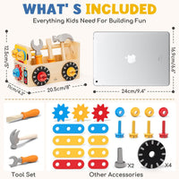Lehoo Castle Montessori Kids Tool Set - Robot - image 2