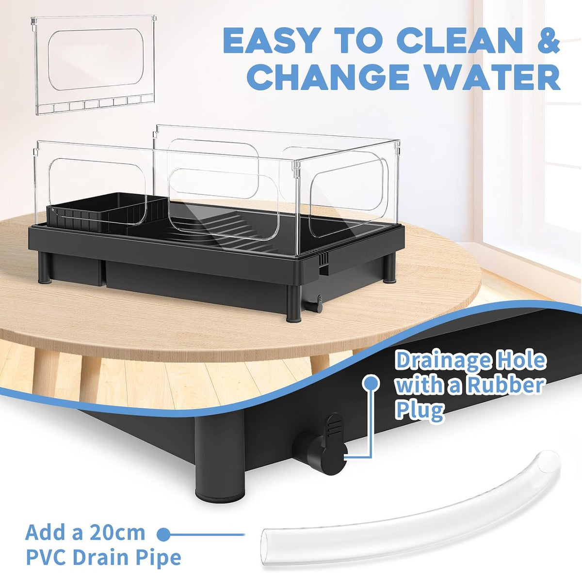 MoonOrange Small Turtle Tank Kit - Black Tank - image 3