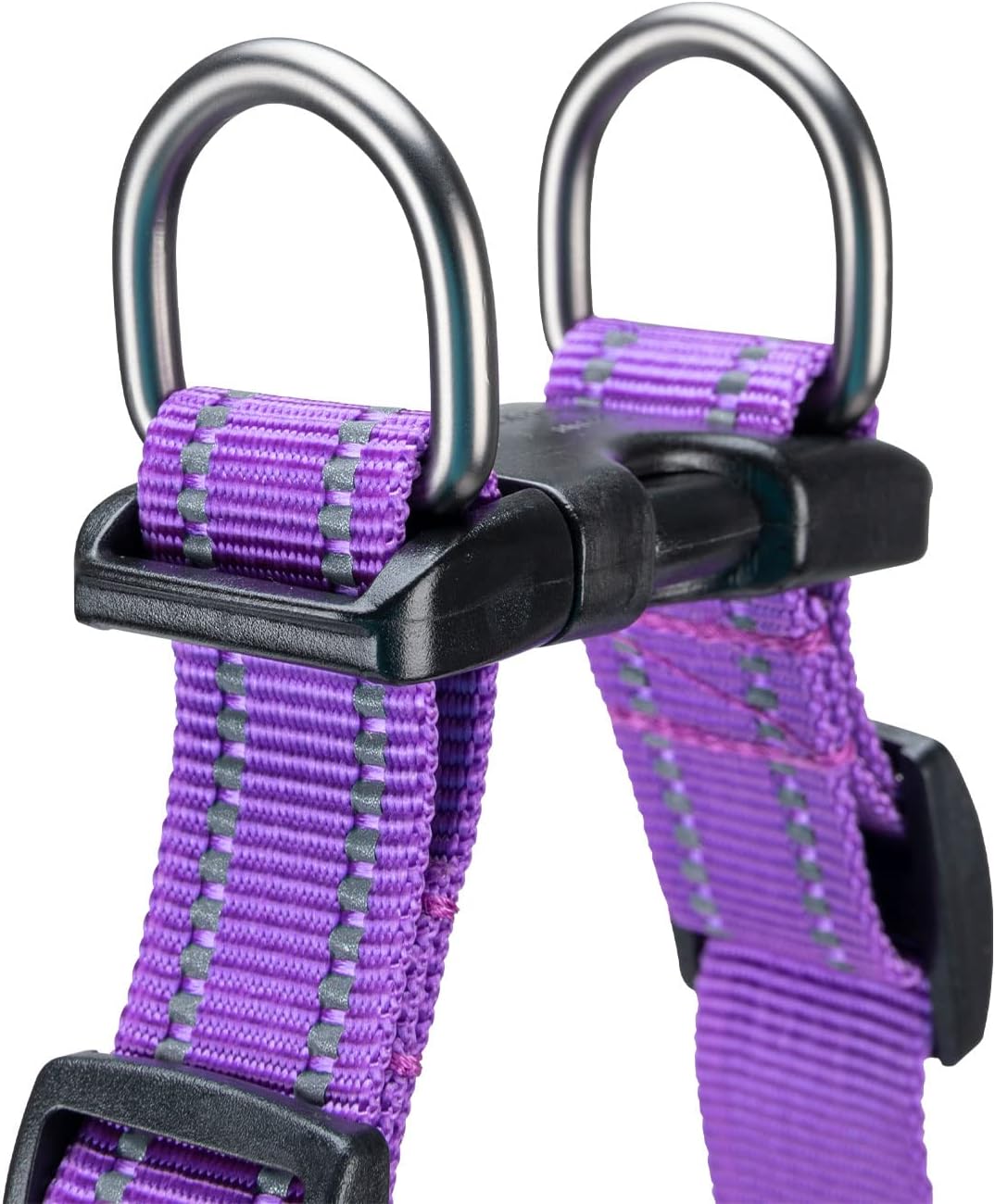 EXCELLENT ELITE SPANKER Reflective Step-in Dog Harness Vest Chest - Purple / XL-Chest 26-28" - image 4