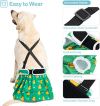 Avont 3 Pack Washable Female Dog Diaper with Suspender - Animal / XL - image 4