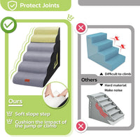 LOOBANI 6 Steps 30 inches Height Dog Stairs for Bed for Small& Older - image 3