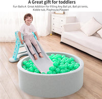 Heopeis green ball pit balls, 2.75 inches, crush proof plastic for kids - view 22