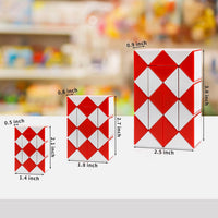 30 Pack Medium Snake Cube Fidget Toys Stocking Stuffers for Kids – Fun for Kids & Family - White 30pcs - image 2