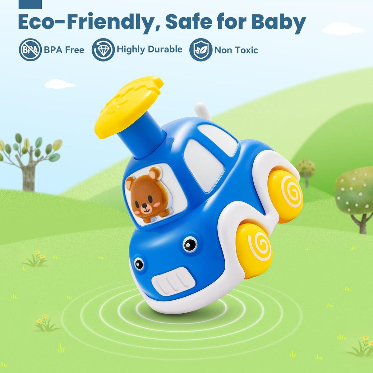 TooyBing Press and Go Car Toys for Toddlers 1-3 - image 4