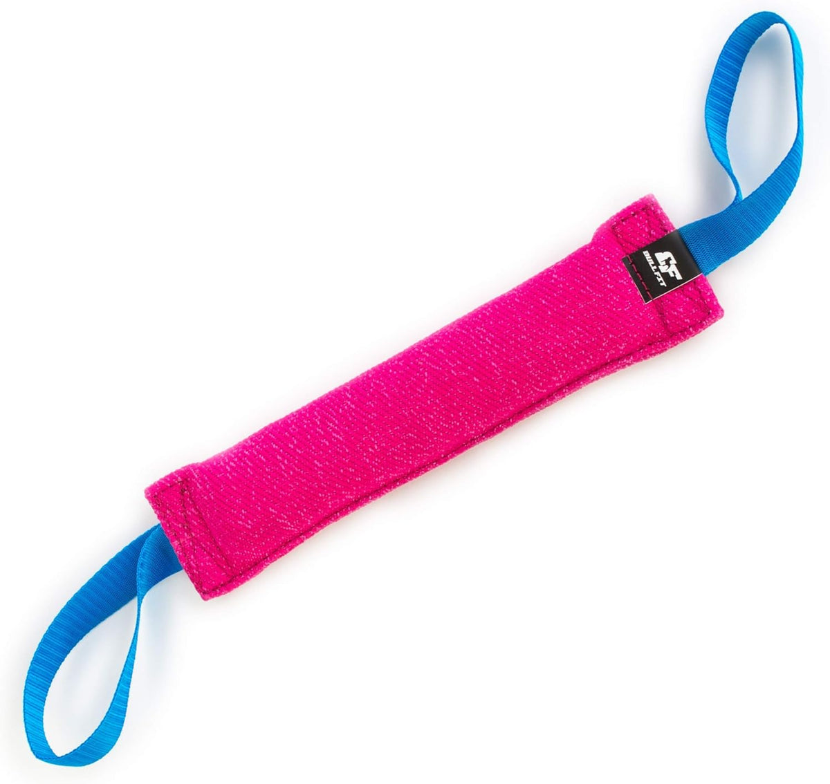 Bull Fit K9 Dog Bite Tug Toy with 2 Strong Handles - Pink