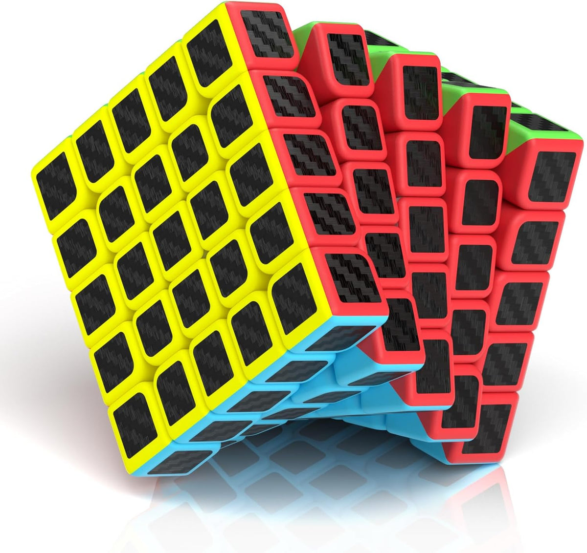 Roxenda 2x2 Speed Cube Stickerless Puzzle Cube – Fun for Kids & Family - 5x5x5