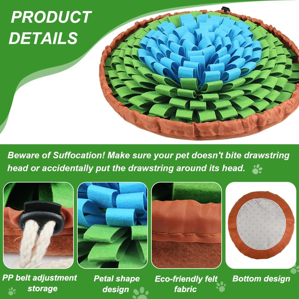 SZEE Snuffle Mat for Dogs - Blue and Green - image 3