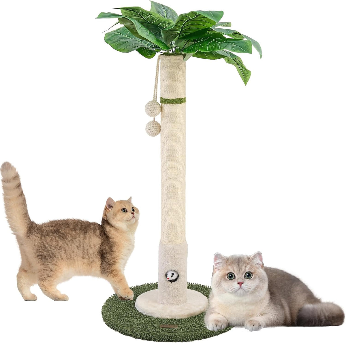 35" inch Cat Scratching Post - 35.4-White / 35.4in